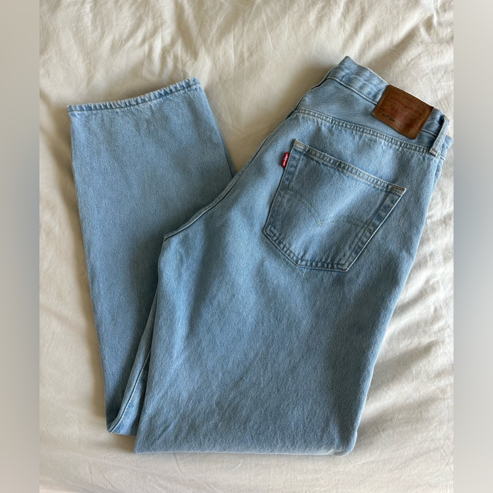 Levi's Light Blue Straight Leg Jeans